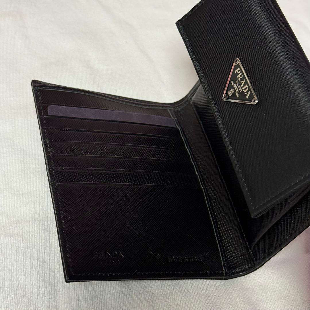 PRADA テッシート 三つ折り財布 Nero