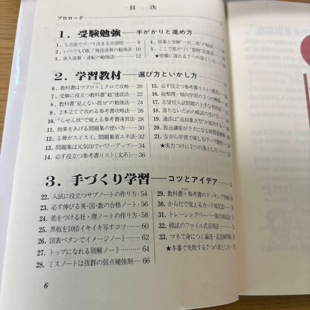 上手な受験勉強法　合格をつかむアイディア学習　ライオン社　富山義昭　希少価値絶版