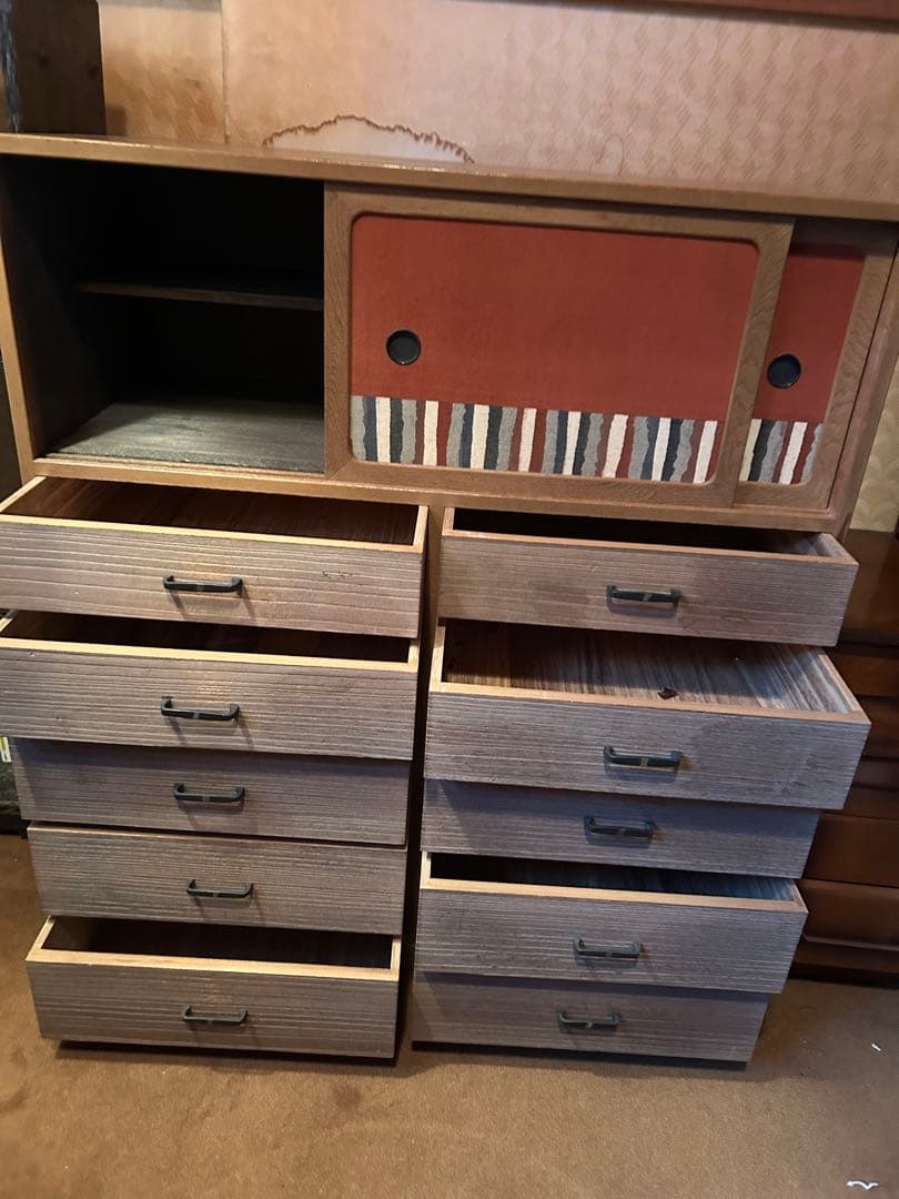 【美品】昭和レトロ　物入れミニタンス