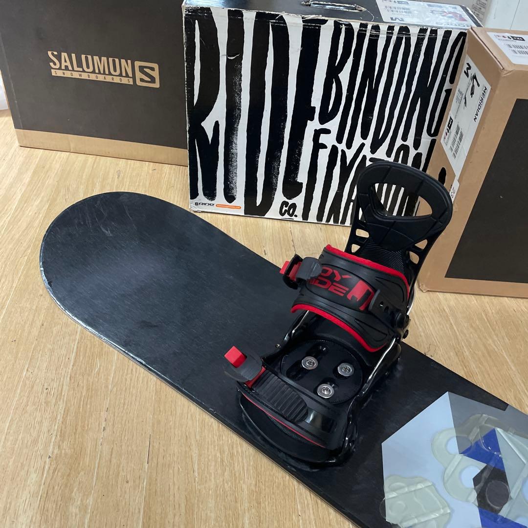 BURTON×JOYRIDE　バートンスノーボードセット　バインディング付