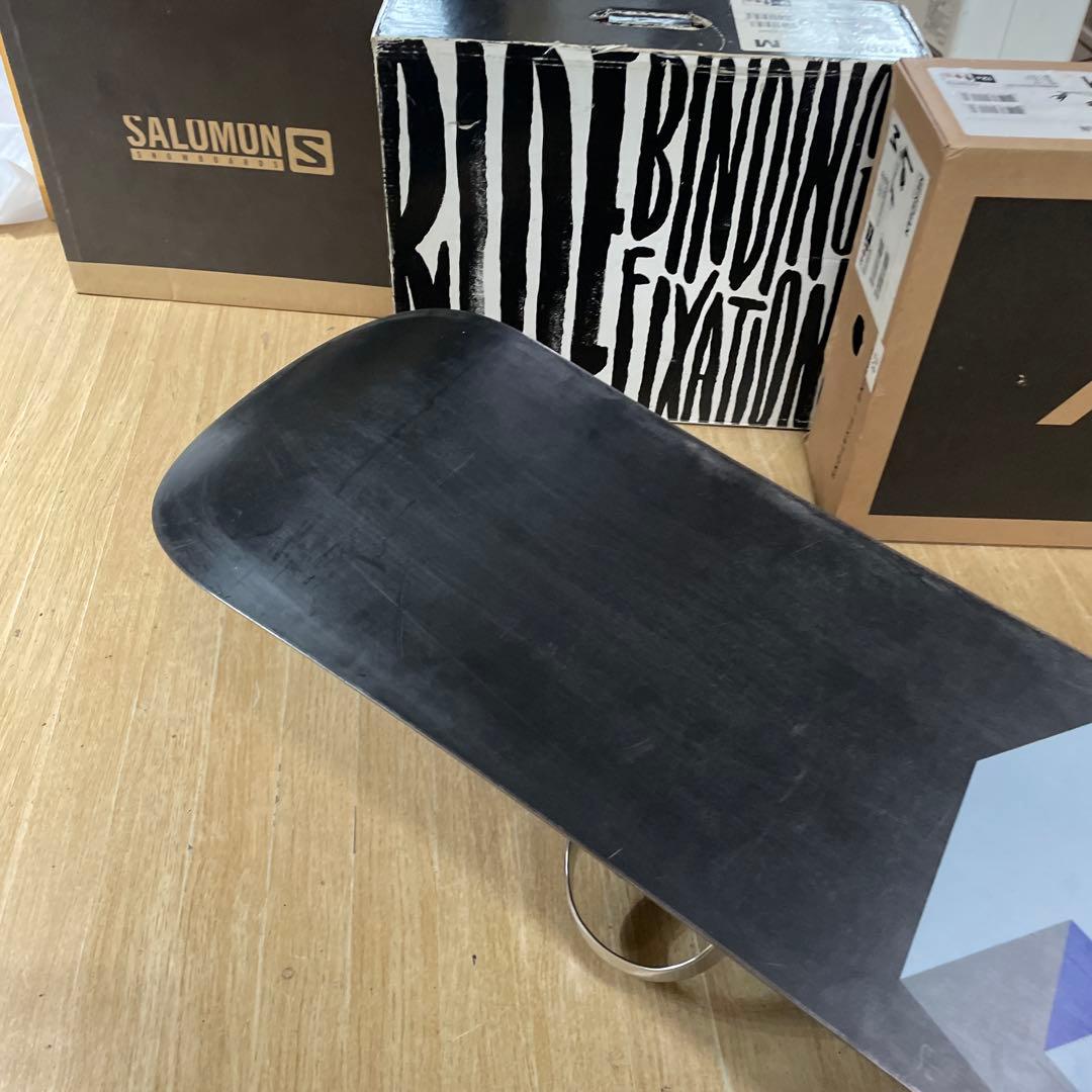 BURTON×JOYRIDE　バートンスノーボードセット　バインディング付