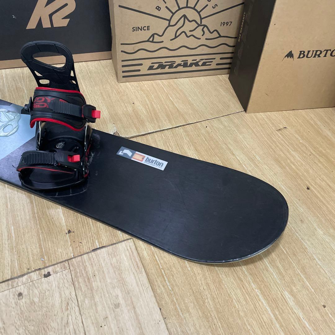 BURTON×JOYRIDE　バートンスノーボードセット　バインディング付
