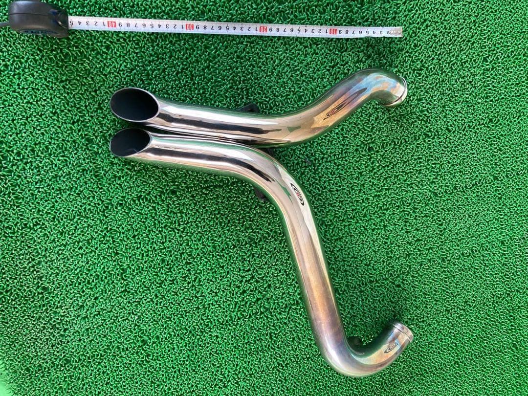 ハーレー　ソフテイル　ワイパイプマフラー　エボ　tc88 tc96 ツインカム