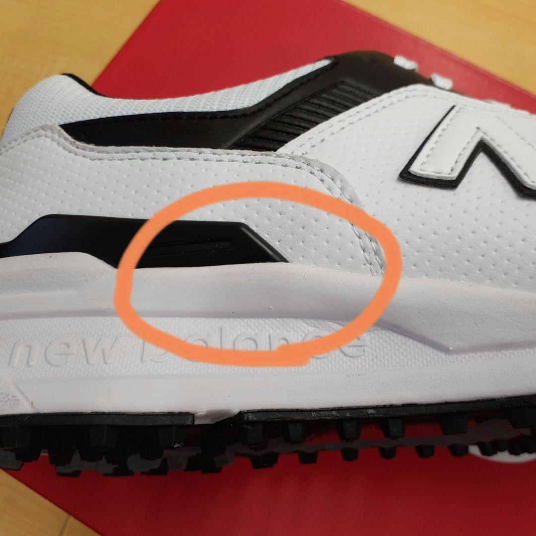 【新品汚れあり】NEW BALANCE スパイクレス ゴルフシューズ ④