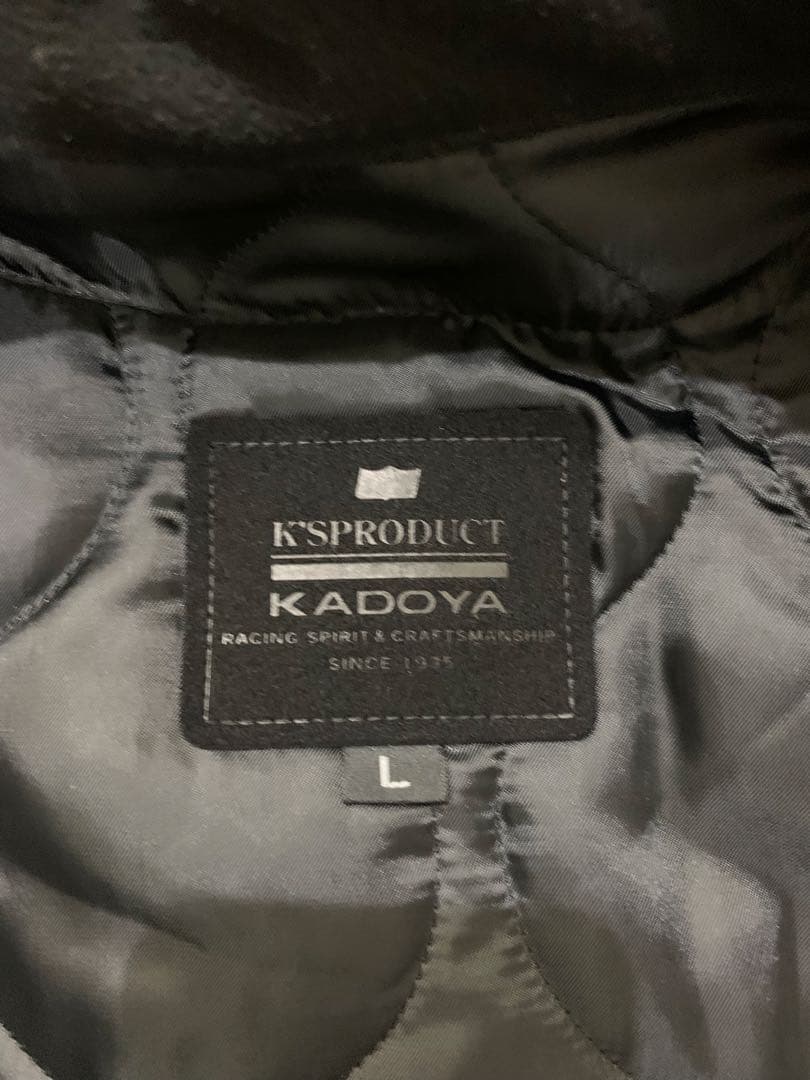 KADOYA ライダースジャケット　ブラック