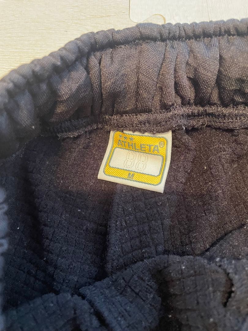 ATHLETA ピステ上下 Lサイズ ブラック　冬用ウェアセットアップ　Mサイズ