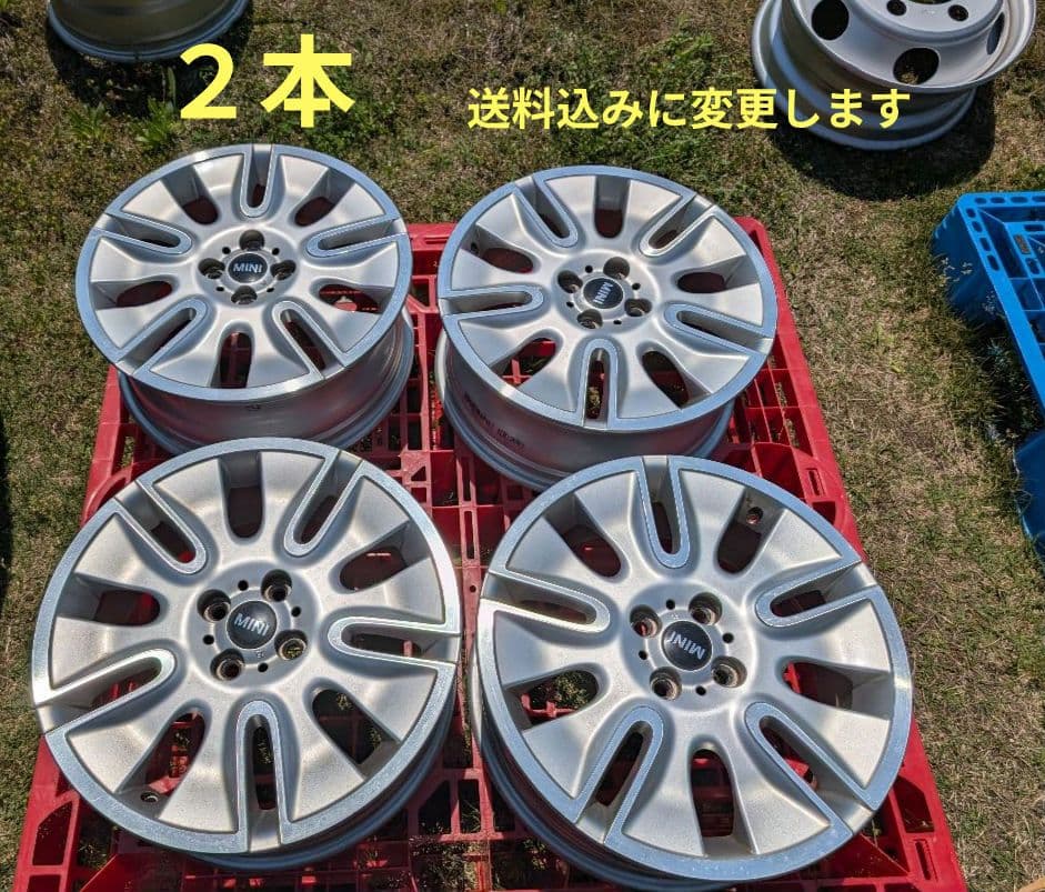 ①【USED】ミニクーパーS カムデン純正ホイール MINI　4本セットの2本