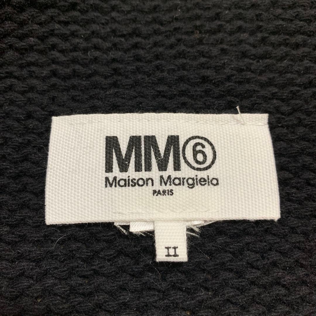 【美品】MM6 エムエムシックス メゾンマルジェラ　マフラー ブラック