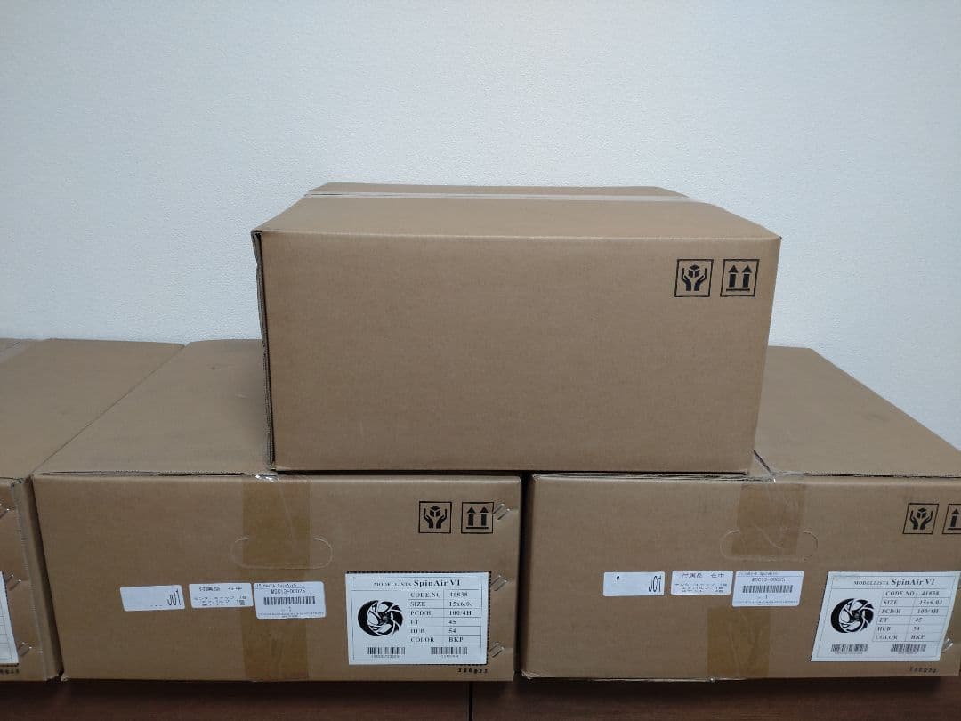 モデリスタ SpinAir6 15インチアルミホイール ４セット【新品未開封】