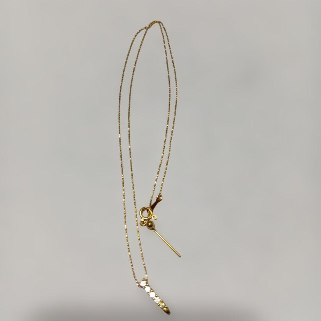 ◆◆ハーモニーランドです◆◆美品　K18 ダイヤトップ　020ct 5p