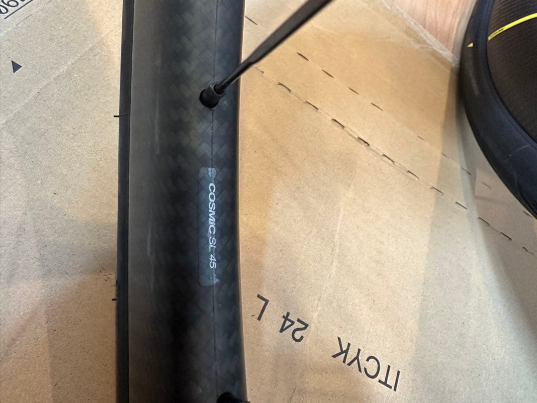 マビックCOSMIC SL45 DISC （Yson Pro 2 ）前後