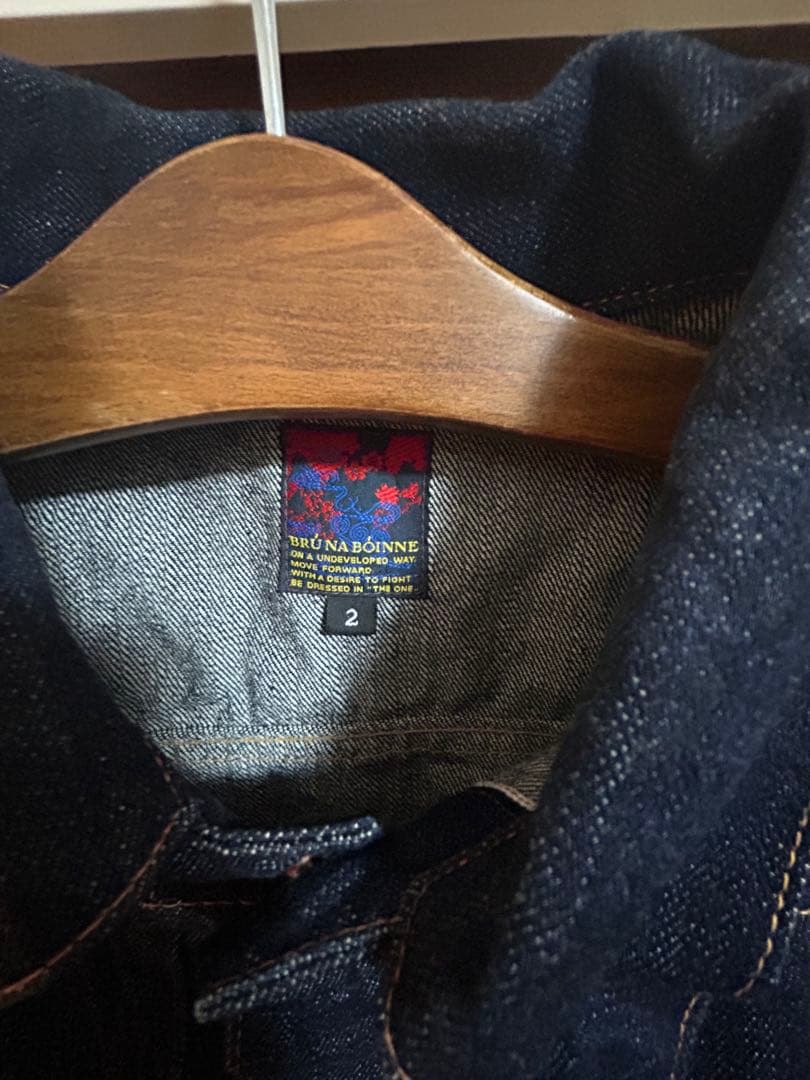 kuu919　BRU NA BOINNE ダーラデニムジャンパーサイズ2