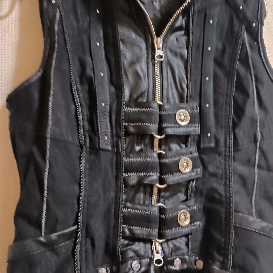 【Ozz Croce】オッズクローチェ　ベスト　シフォンデニム