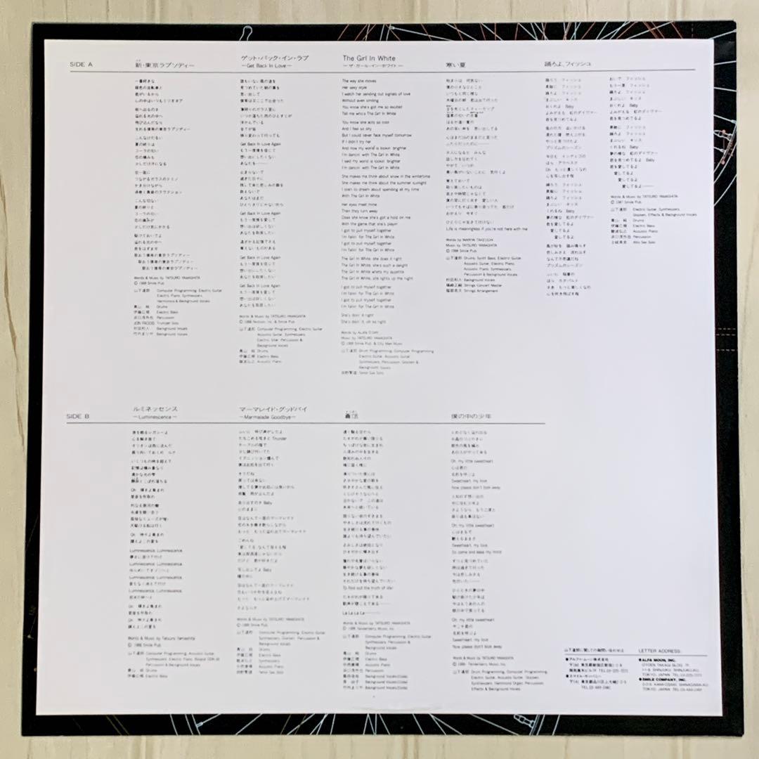 帯付 LP オリジナル『僕の中の少年』山下達郎 1988年