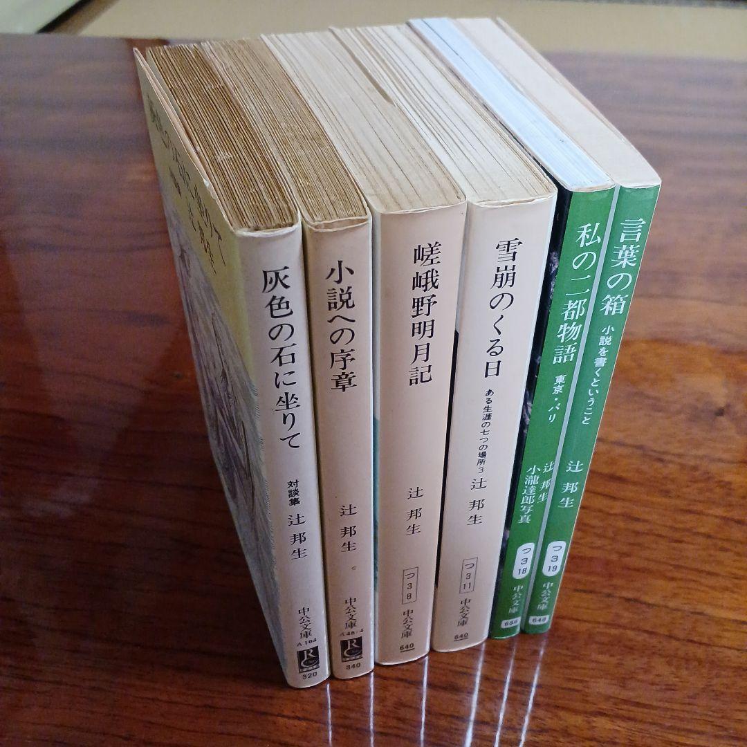 辻邦生中公文庫6冊セットです。