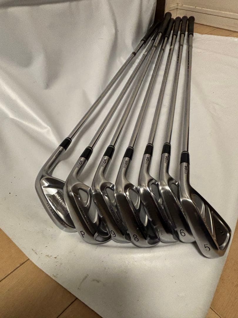 ★中古美品★PRGR アイアンセット　5-9、P、58° ※パターオマケします！
