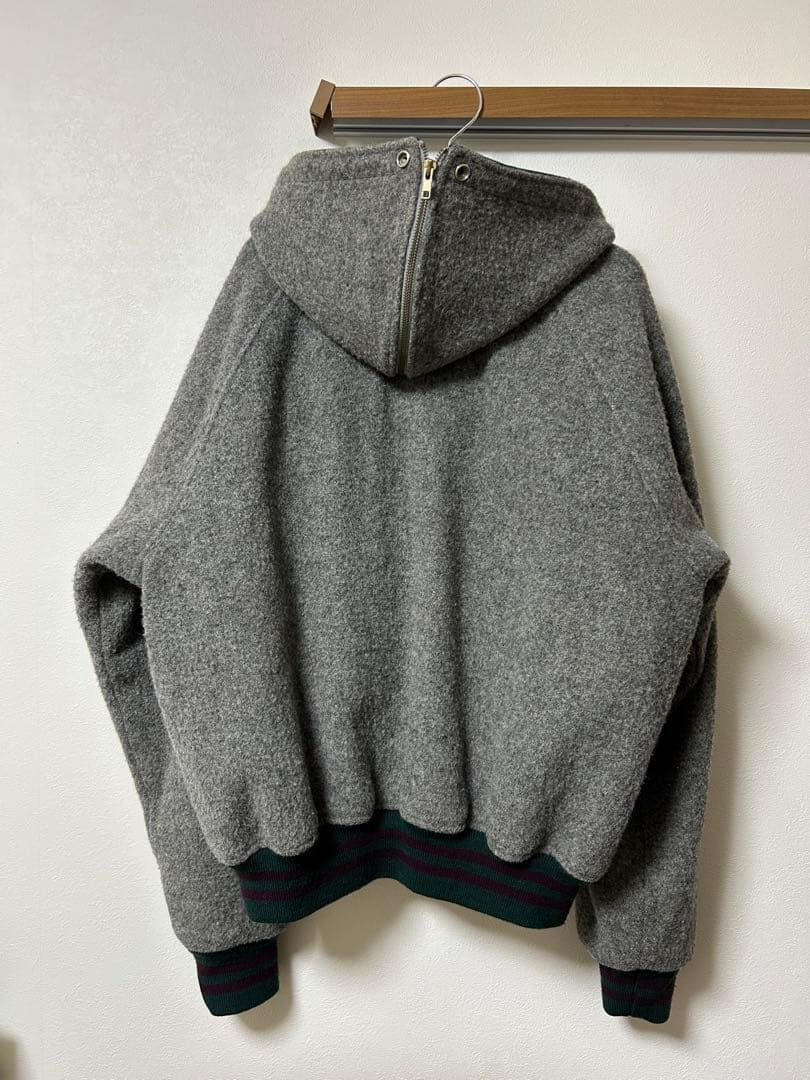 Polo by Ralph Lauren フード付きスタジャン ウールジャケット