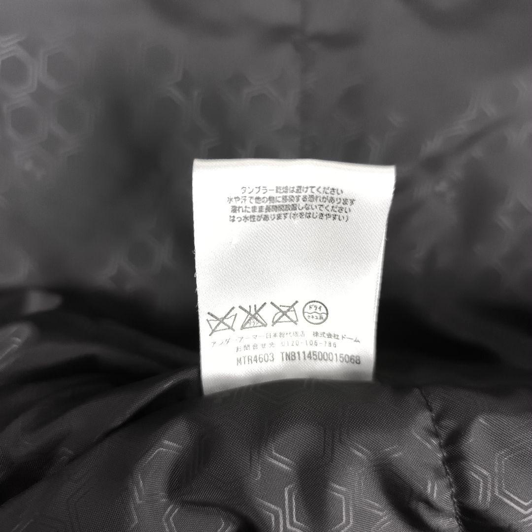 極美品✨ UNDER ARMOUR アンダーアーマー ベンチコート ロゴ刺繍 黒