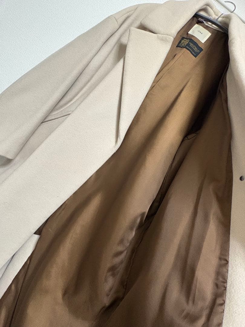 IENAイエナ MANTECO ロング オーバー チェスターコート