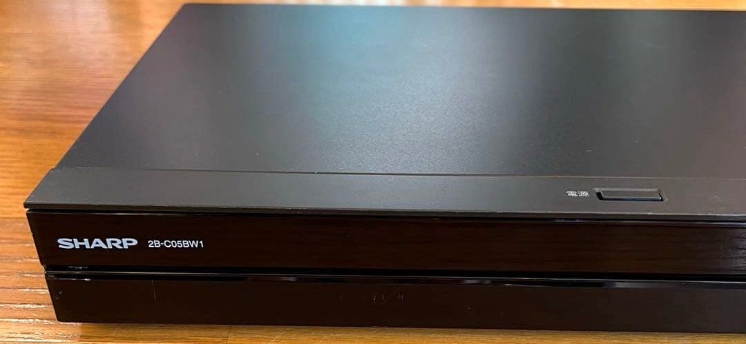 動作良好2020年製SHARP AQUOSブルーレイレコーダー2B-C05BW1