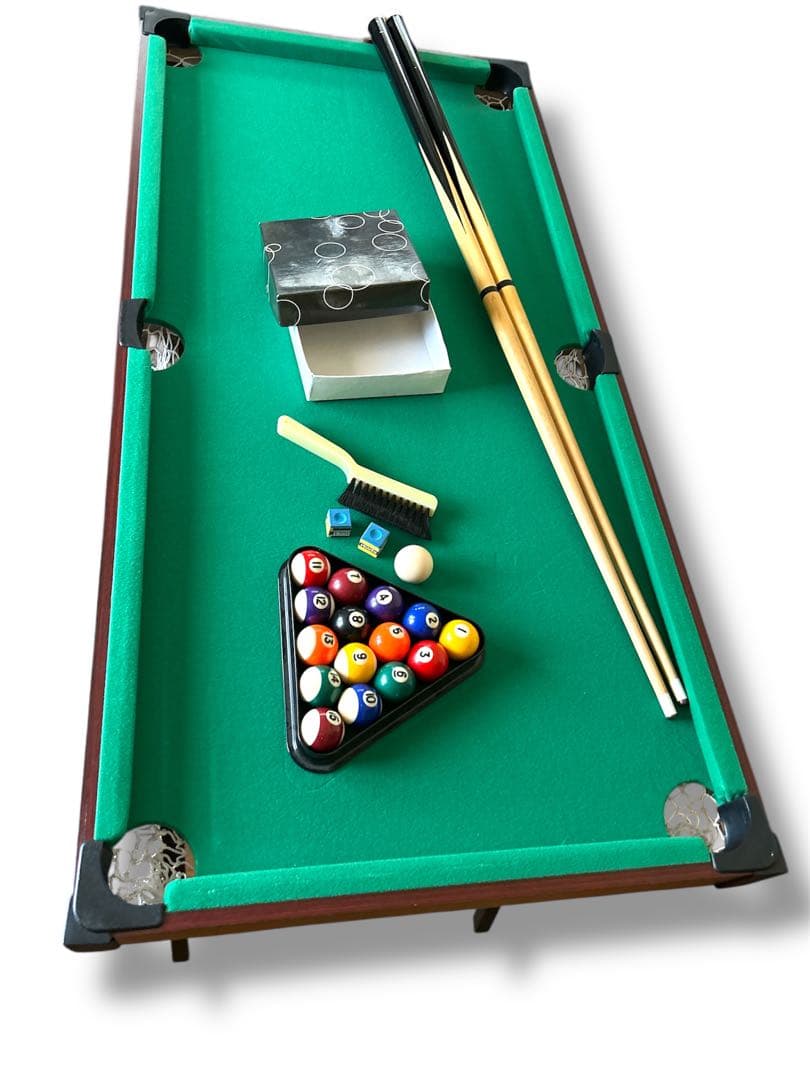 ビリヤード台 セット 組み立て式 入門本付き 家庭用 本格的
