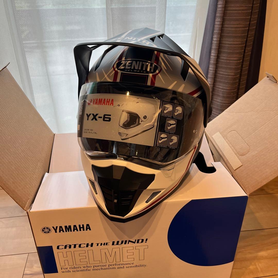 ひ*ん様 YAMAHA YX-6 フルフェイスヘルメット レッド L