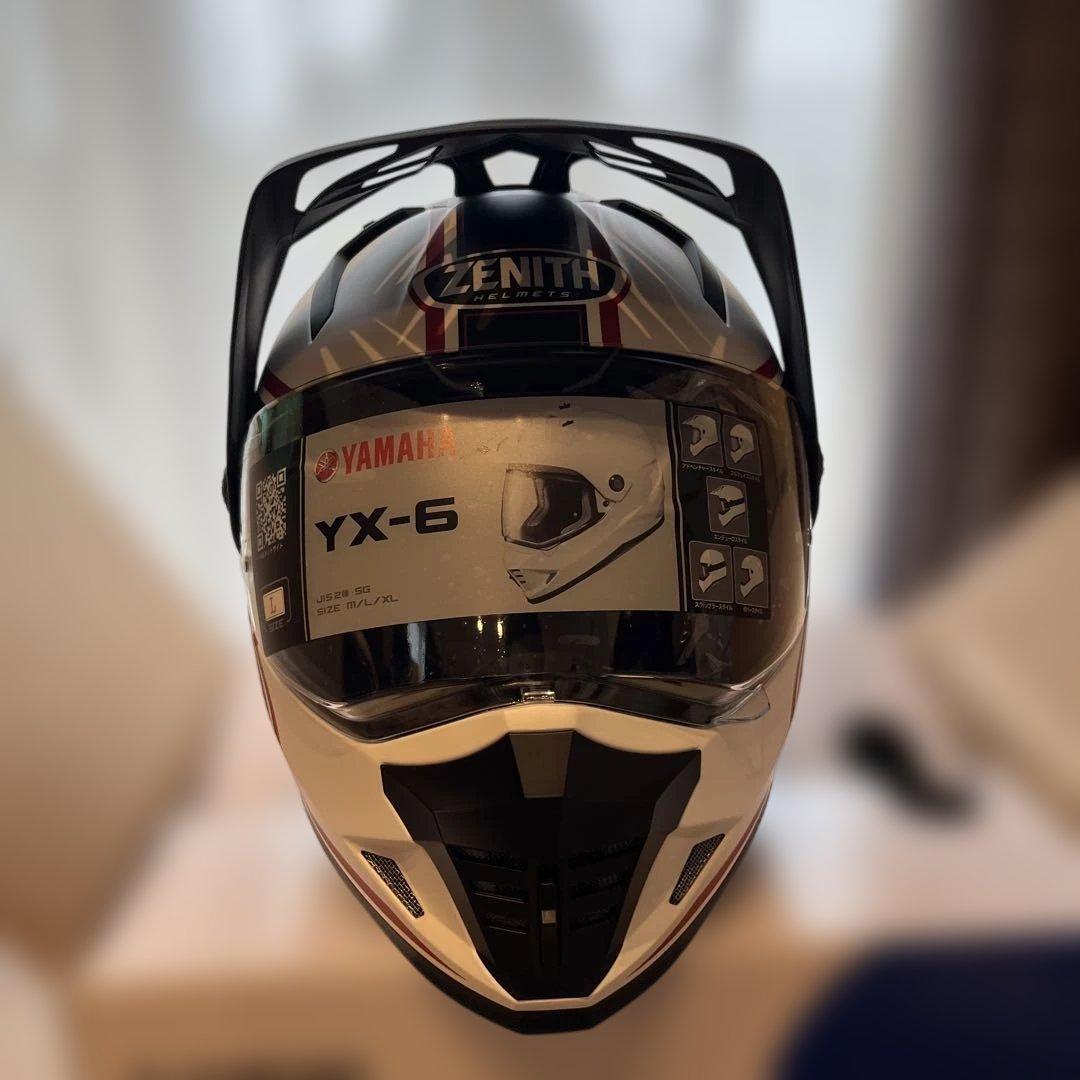 ひ*ん様 YAMAHA YX-6 フルフェイスヘルメット レッド L