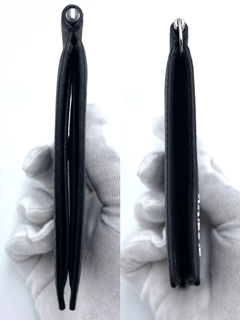 未使用級☆PRADA プラダ マネークリップ カードケース 2MN077 レザー