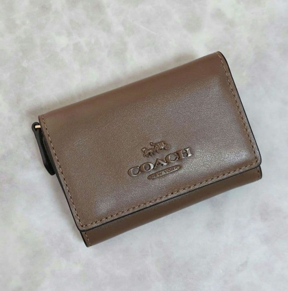 COACH　コーチ　折り財布　マイクロウォレット　三つ折り財布