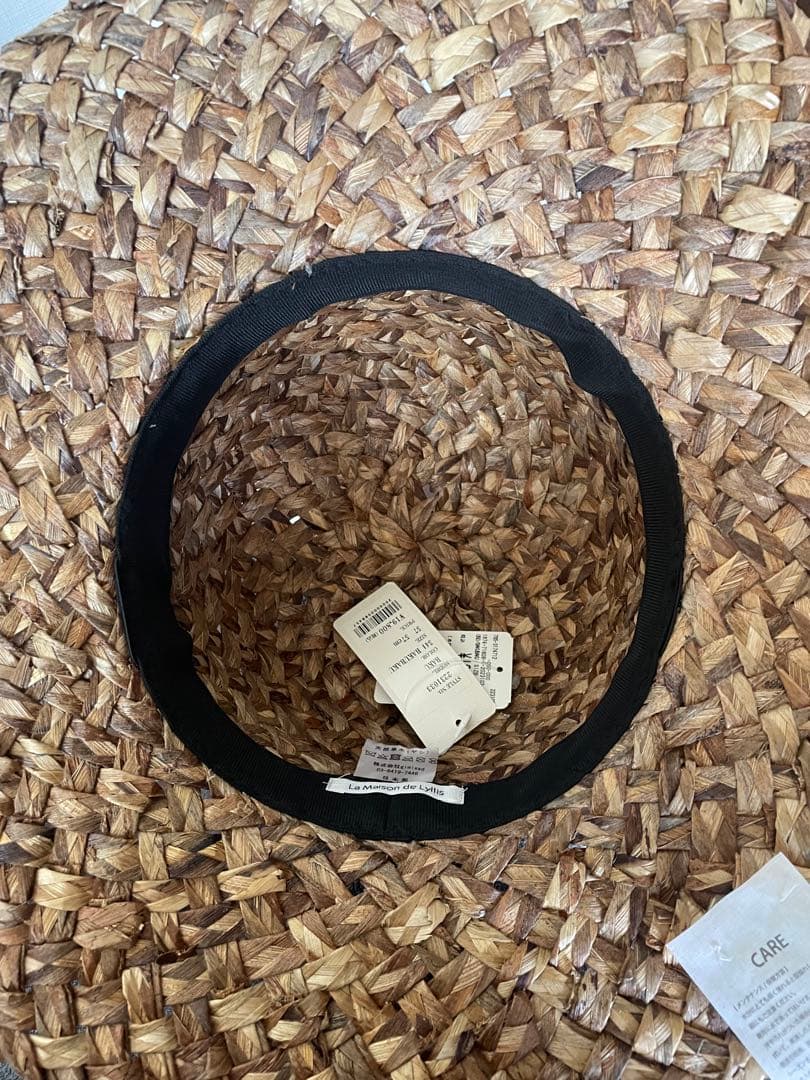 【未使用品】 La Maison de Lyllis 麦わら帽子 ベージュ系