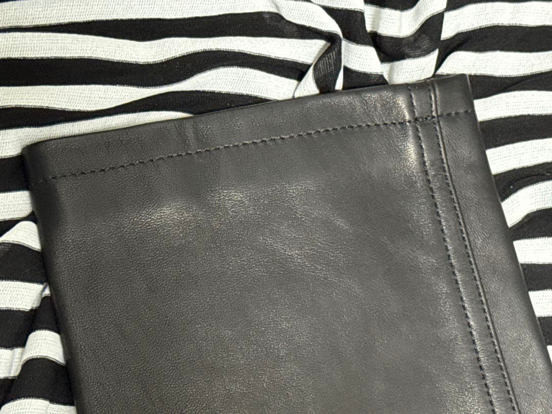 b:b ブラックレザー 馬革 サイズM