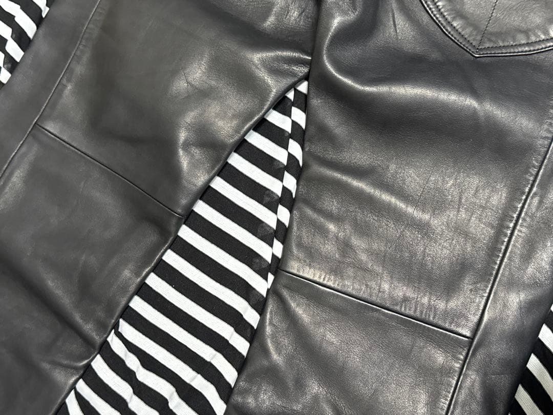 b:b ブラックレザー 馬革 サイズM