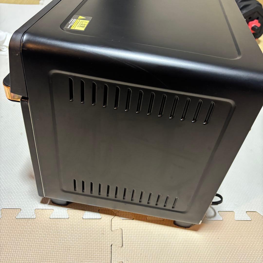 FeeKaa 20L コンベクションオーブン 黒 ゴールドアクセント