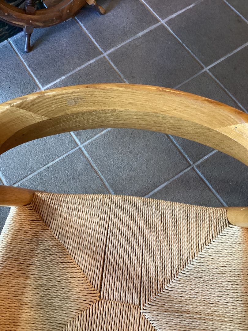 無印良品　アームチェア　ダイニングチェア　ナチュラル　北欧風