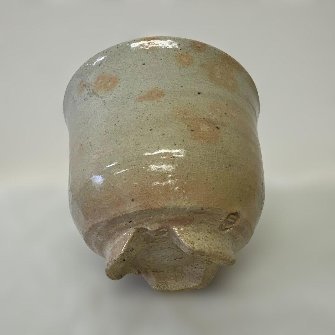 韓国人間国宝　李朝七代白山　金正玉作　嶺南窯　茶碗　共箱