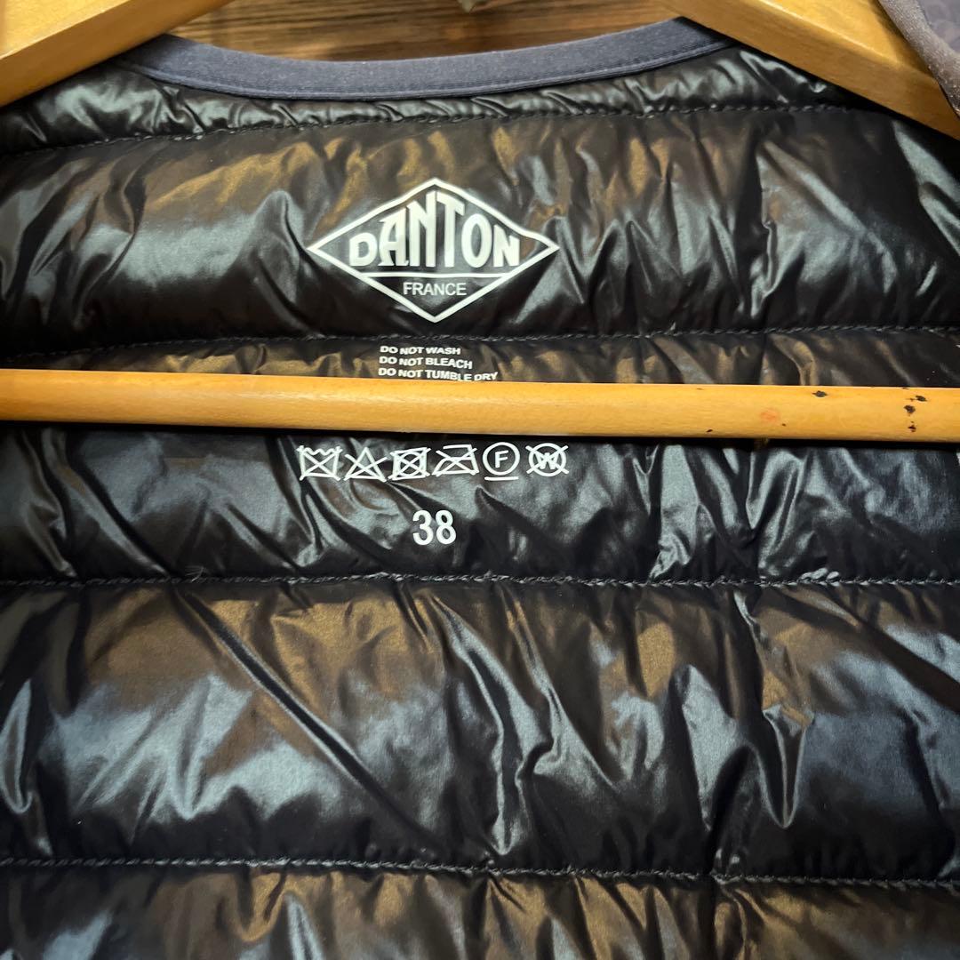 ダントン　インナーダウン 38 ネイビー