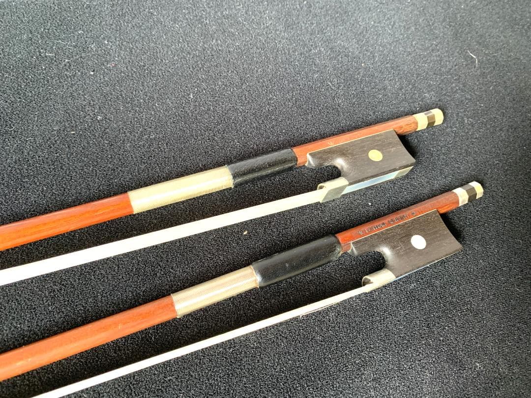 ドイツ製 ４／４サイズ バイオリン弓　Ｌ／Ｗ・ＳＥＩＦＥＲＴ ２本