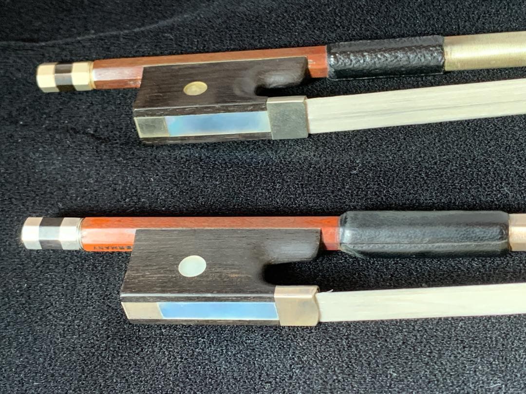 ドイツ製 ４／４サイズ バイオリン弓　Ｌ／Ｗ・ＳＥＩＦＥＲＴ ２本