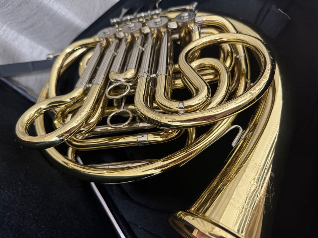 ハンスホイヤー801 フルダブルホルン（イエローブラス）