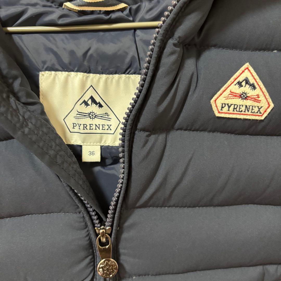 ダウンベスト PYRENEX ピレネックス　36 レディース