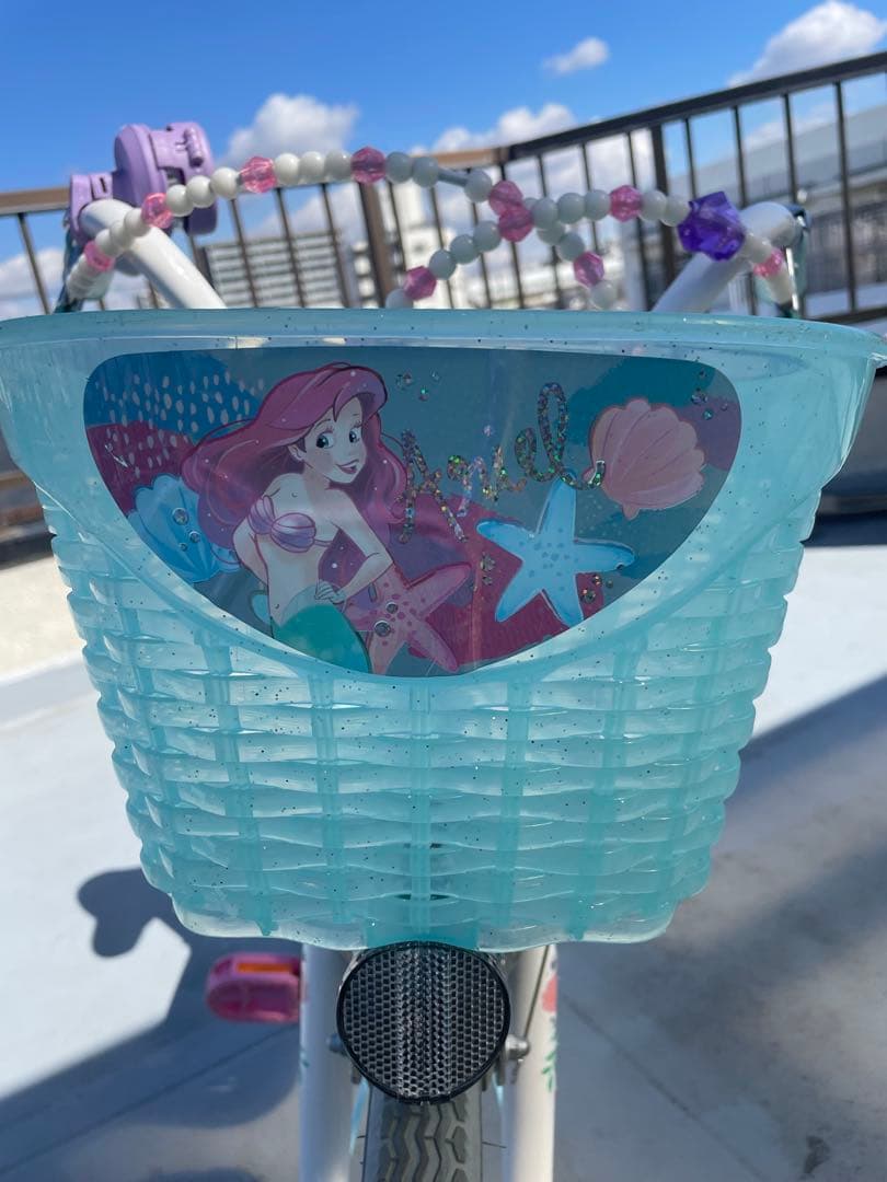 引き取り　アリエル　子供用自転車　18インチ　ディズニー　リトルマーメイド