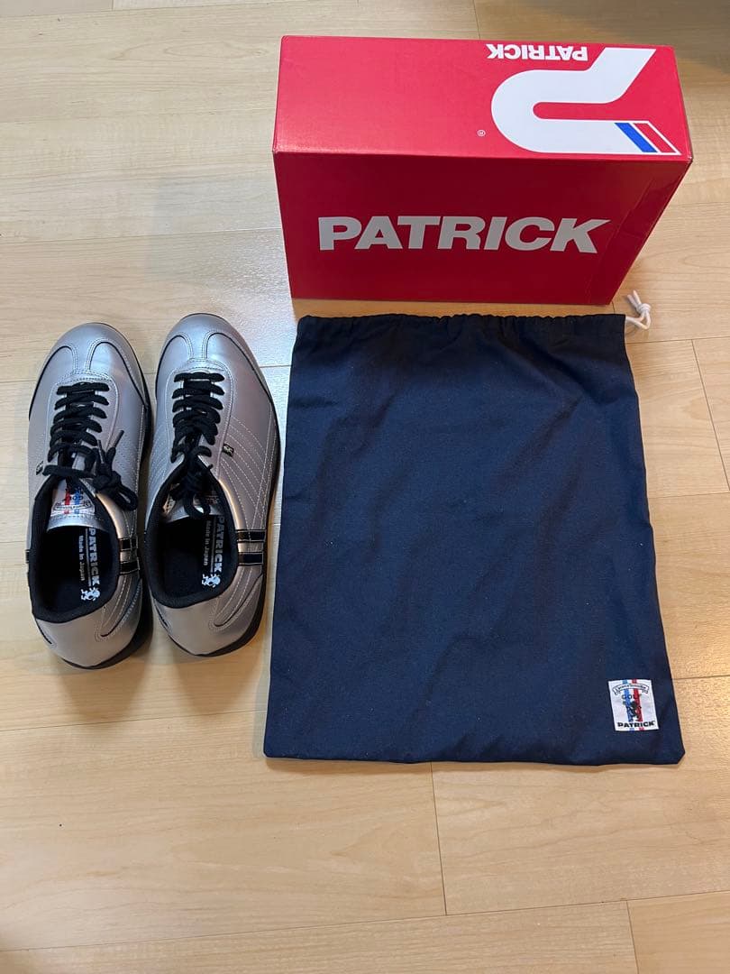 【新品】Patrick シルバー ゴルフシューズ サイズ43 定価¥25300