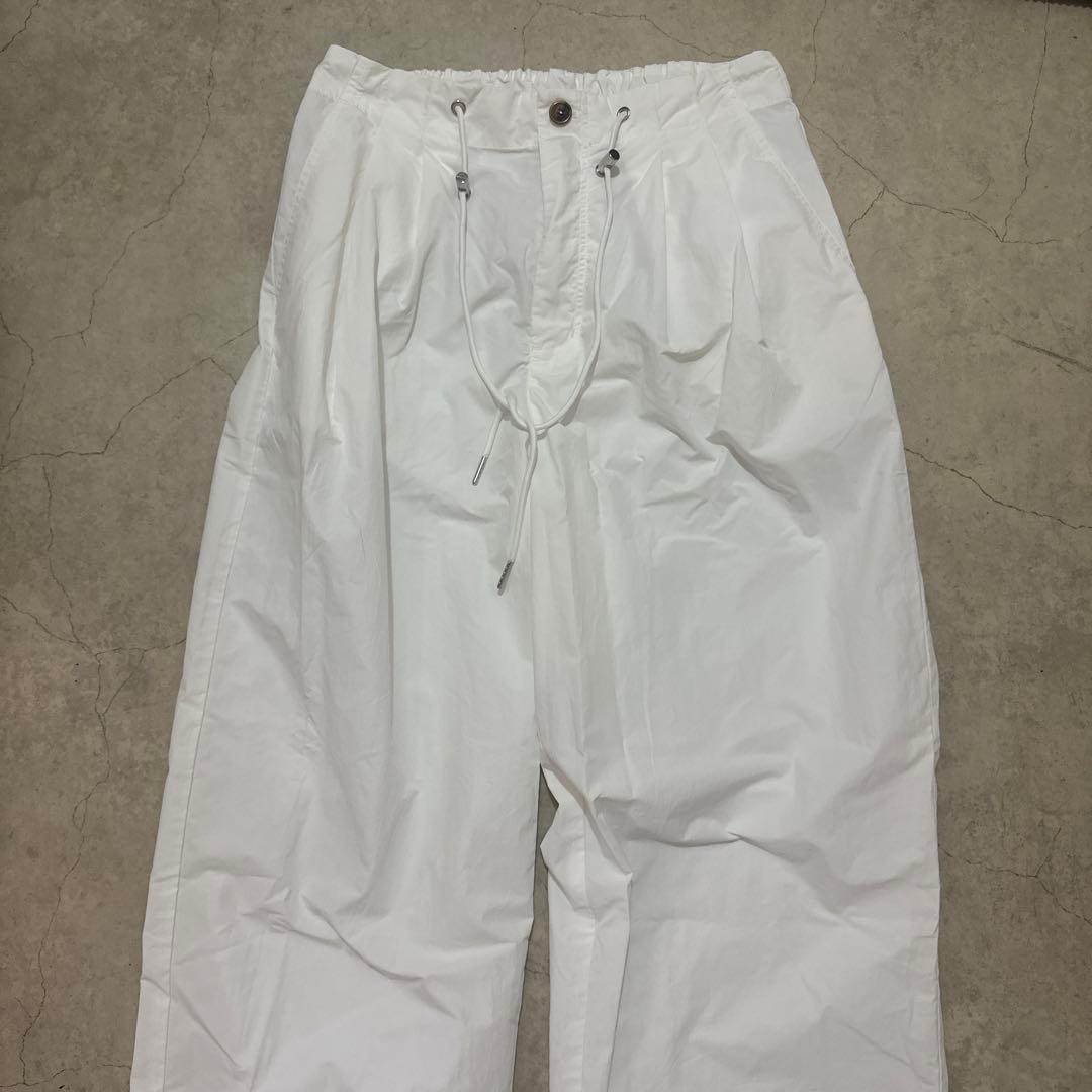 searoomlynn 2tuckナイロンボリュームパンツ