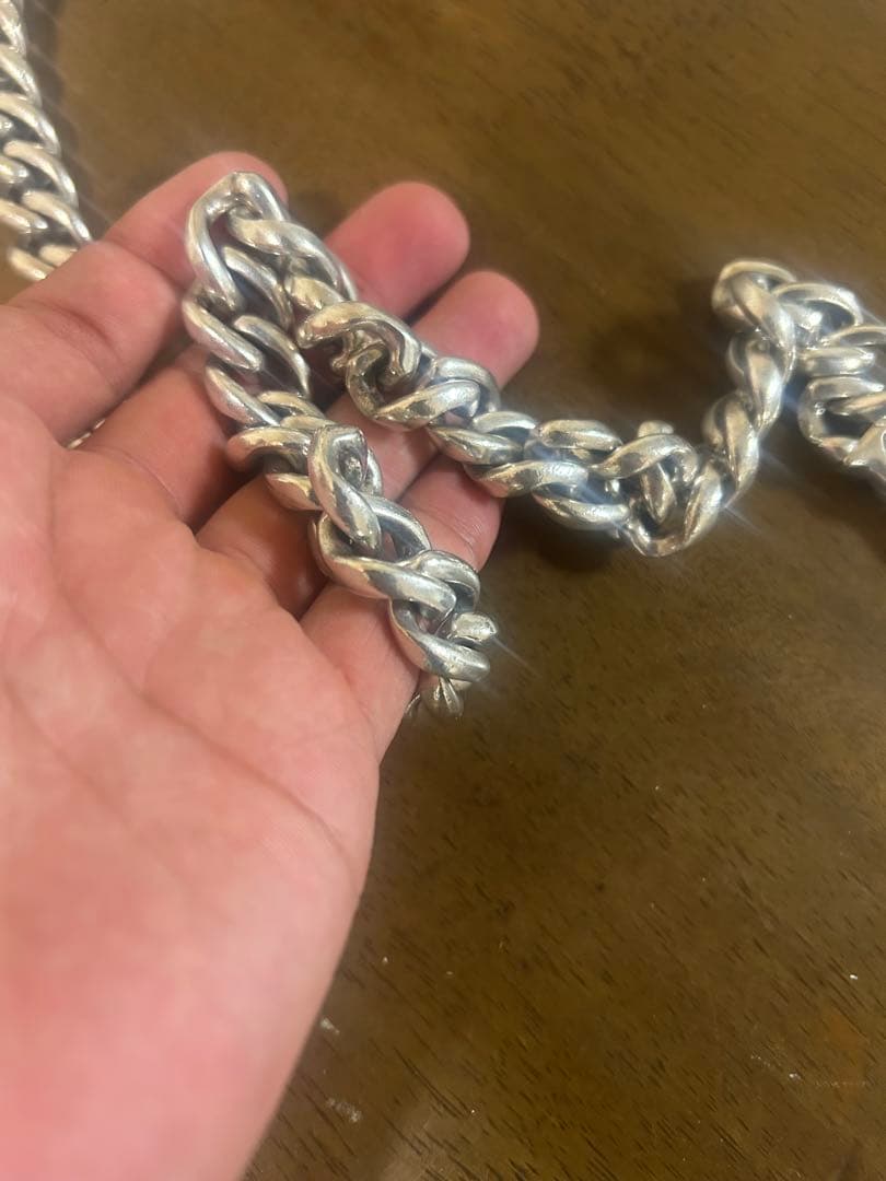 【極上】シルバーウォレットチェーン925 330g 大幅値下げ！！