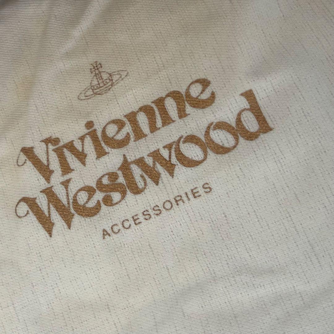 ヴィヴィアンウエストウッド　ショルダーバッグ　ゴールド金具　オーブ　内側総柄　黒
