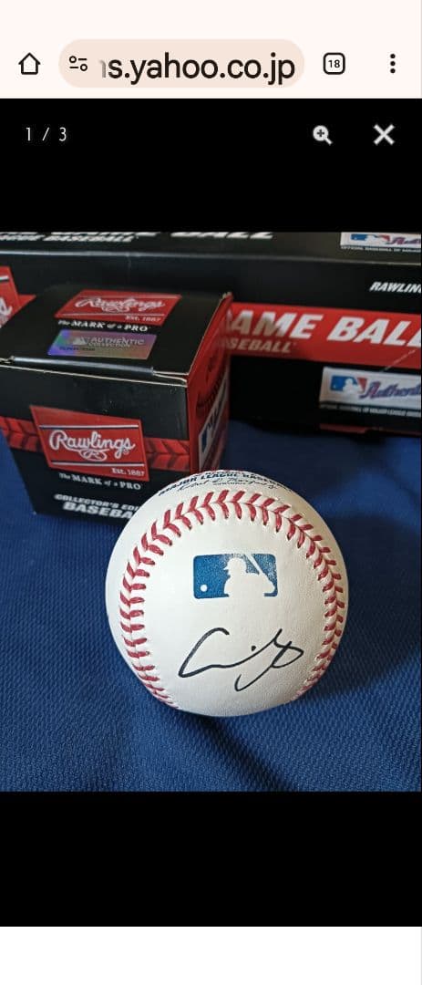 大谷翔平 佐々木朗希 山本由伸 /直筆サインボール/MLB公式球 正規品