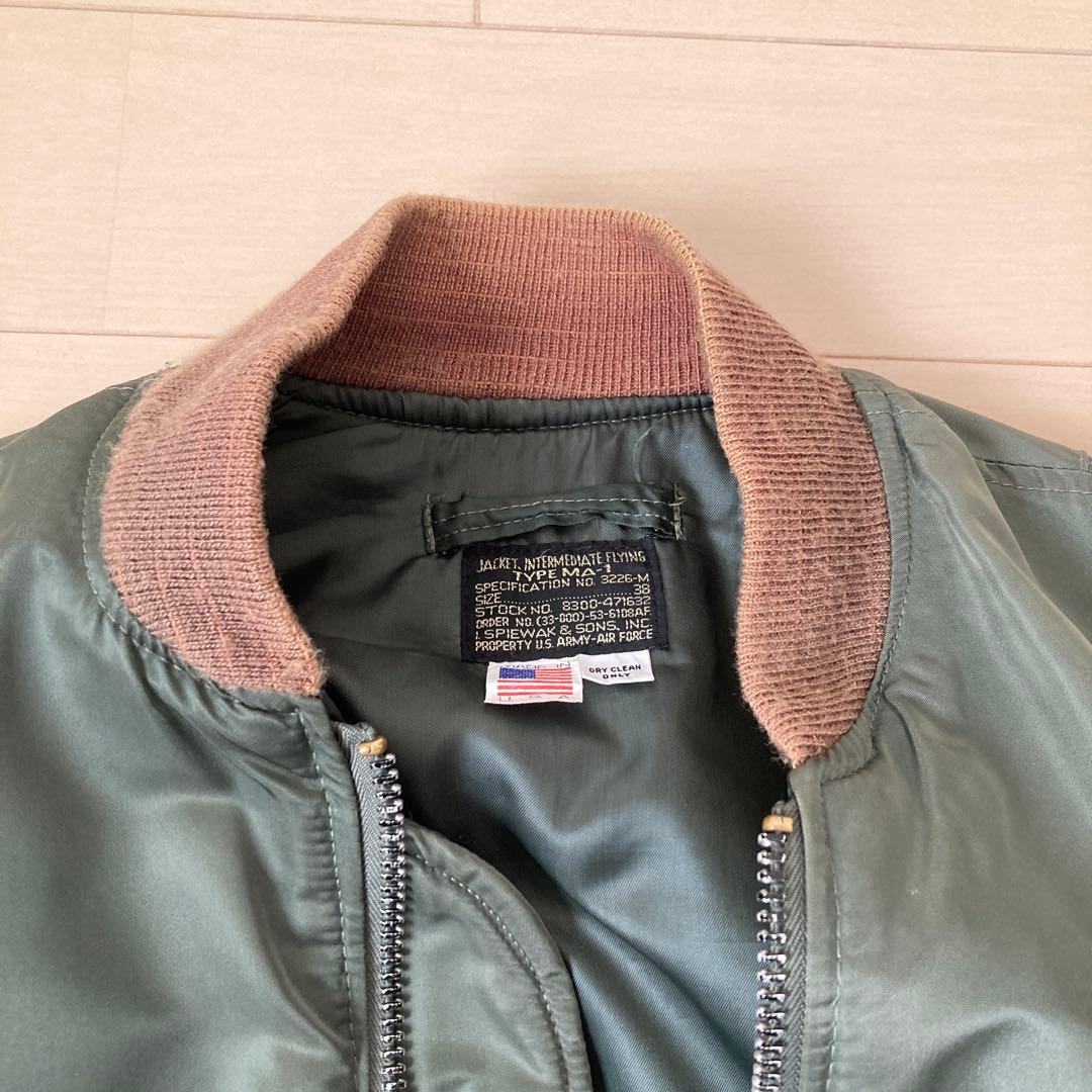 USA製＊SPIEWAK スピワック＊MA-1 フライトジャケット＊サイズ38