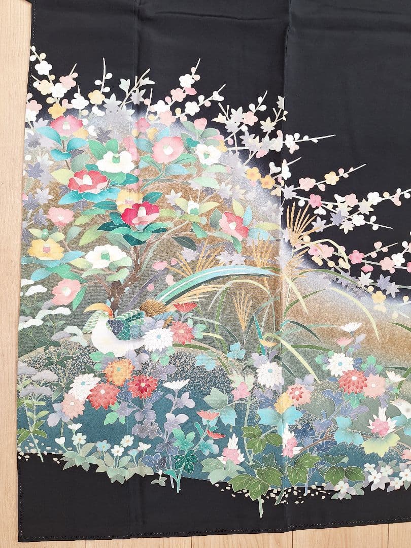 着物リメイクワンピース3684