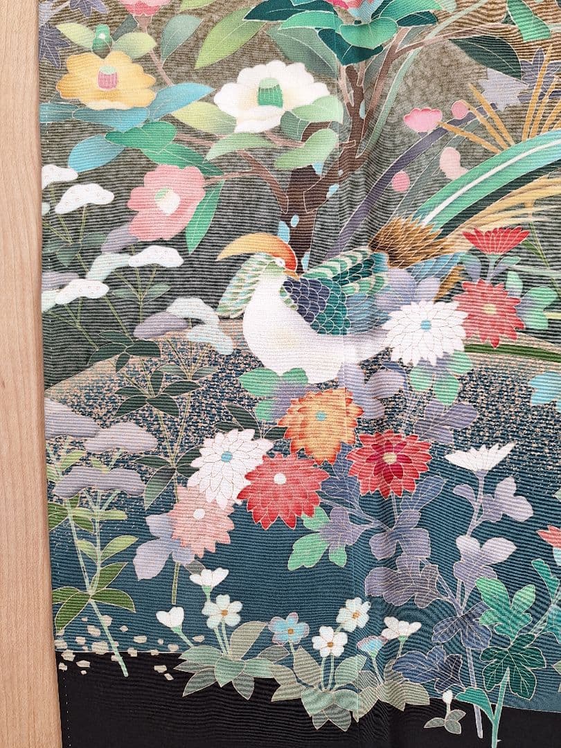 着物リメイクワンピース3684