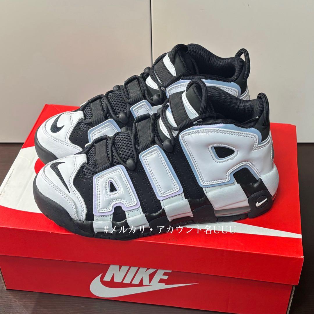 【新品24cm】NIKE｜エア モア アップテンポ GS｜ブラック/ホワイト